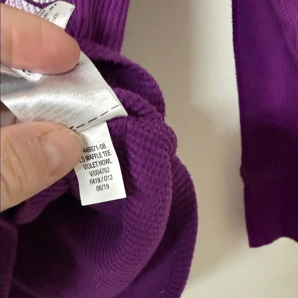 Old Navy Kids Long Sleeve Tee in Purple with Graphic 2019